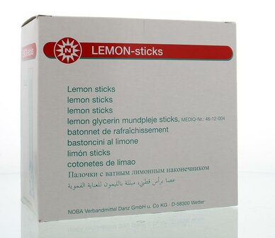 Lemon glycerine swabs noba Applimed 25st