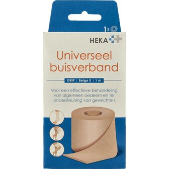 Hekagrip compress beige E 1 meter Heka 1rol