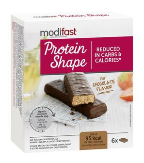 Protein shape reep chocolade Modifast 162g