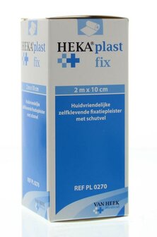 Fix pleister 2m x 10cm met schutvel Hekaplast 1rol