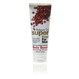 Lichaamscrub pomegranate &amp; acai berry Bodycare Deli 250ml