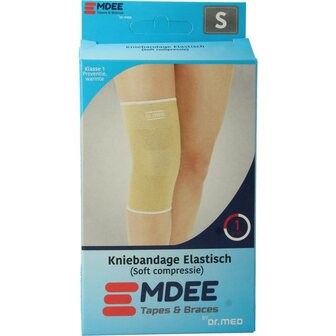 Elastic support knie maat S huidskleur Emdee 1st