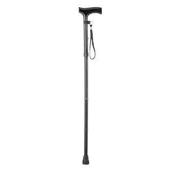 Wandelstok derby opvouwbaar zwart Essentials 1st