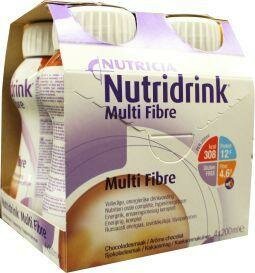 Multi fibre chocolade 200ml Nutridrink 4st