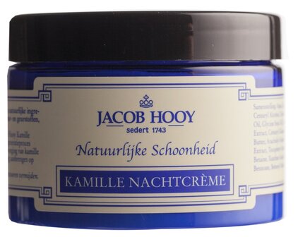 Kamille nachtcreme Jacob Hooy 150ml