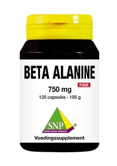 Beta alanine 750 mg puur SNP 120ca