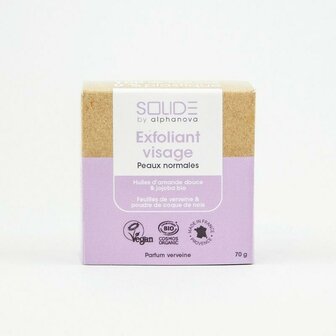 Exfoliating scrub blok Alphanova Solide 70g