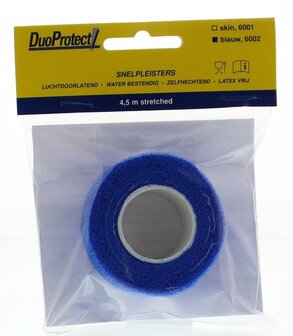Snelpleisters blauw Duoprotect 1rol