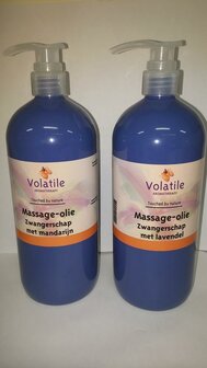 Massageolie zwangerschap mandarijn Volatile 1000ml