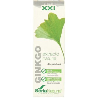 Ginkgo biloba XXI extract Soria Natural 50ml