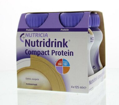 Compact protein mokka 125ml Nutridrink 4st