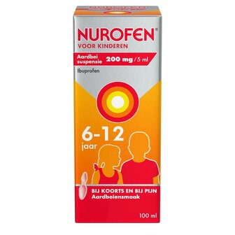 Suspensie kind 200 mg/5 ml aardbei Nurofen 100ml