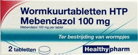 Mebendazol/wormkuur Healthypharm 2tb