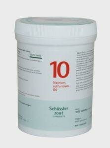 Natrium sulfuricum 10 D6 Schussler Pfluger 1000tb