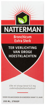 Bronchicum extra sterk Natterman 200ml