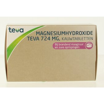 Magnesiumhydroxide 724 mg Teva 100tb