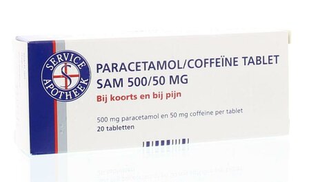 Paracetamol coffeine Service Apotheek 20tb
