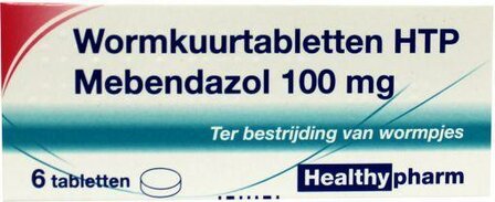 Mebendazol/wormkuur Healthypharm 6tb