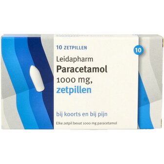 Paracetamol 1000mg zetpil Leidapharm 10zp