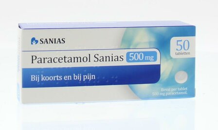 Paracetamol 500mg Sanias 50tb