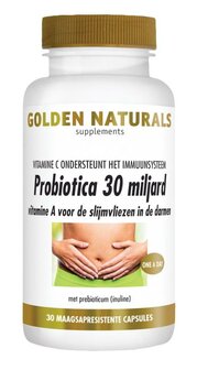 Probiotica 30 miljard Golden Naturals 30vc