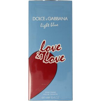 Light blue love is love eau de toilette Dolce &amp; Gabbana 100ml