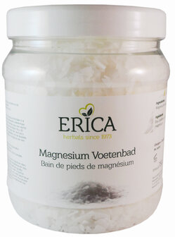 Voetenbad magnesium Erica 750g