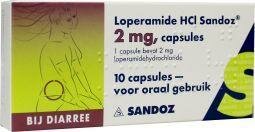 Loperamide 2mg Sandoz 10ca