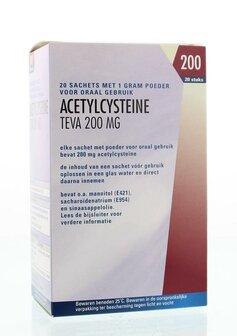 Acetylcysteine 200 mg Teva 20sach