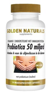 Probiotica 50 miljard Golden Naturals 14vc