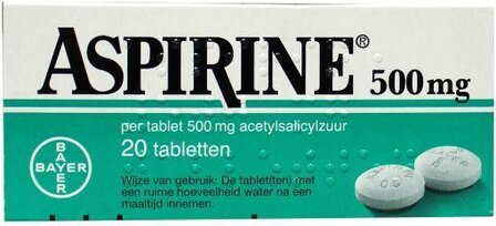 500mg Aspirine 20tb