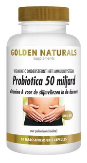 Probiotica 50 miljard Golden Naturals 60vc