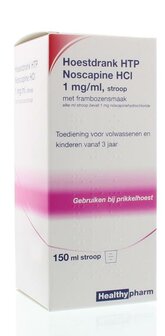 Noscapine hoestdrank Healthypharm 150ml