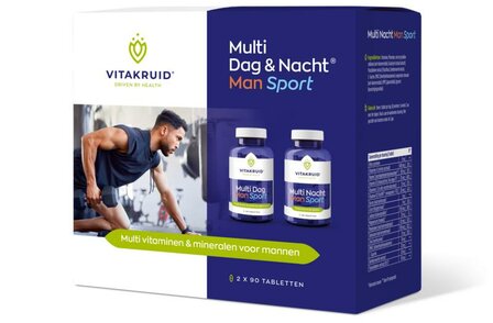 Multi dag &amp; nacht man sport 2 x 90 Vitakruid 2x90tb