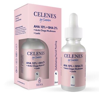 Celenes Facial peeling AHA 8% + BHA 2% + lactic + arctc ch, 30ml