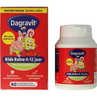 Dagravit kids-xtra 6-12 jaar Dagravit 60kt