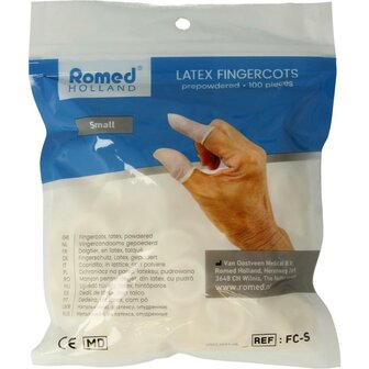 Romed vingercondooms latex s Romed 100st