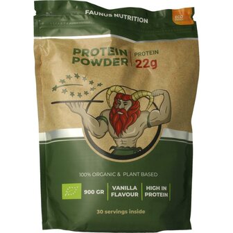 Proteine gefermenteerd vanille bio Faunus Nutrition 900g