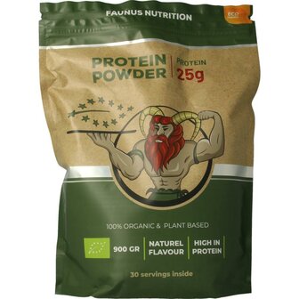 Proteine gefermenteerd naturel bio Faunus Nutrition 900g