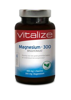 Magnesium 300 bisglycinaat Vitalize 120tb