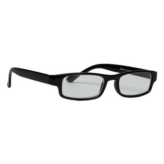 Overkijk leesbril zwart +2.00 Melleson 1st