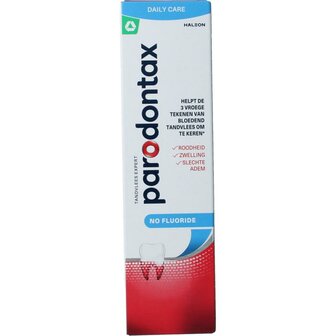 Tandpasta fluoride vrij Parodontax 75ml