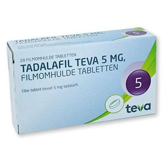 TADALAFIL TEVA TABLET FILMOMHULD 5MG 28  ST